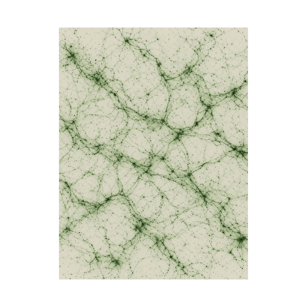 Neon Mycelium - Matcha Latte Poster