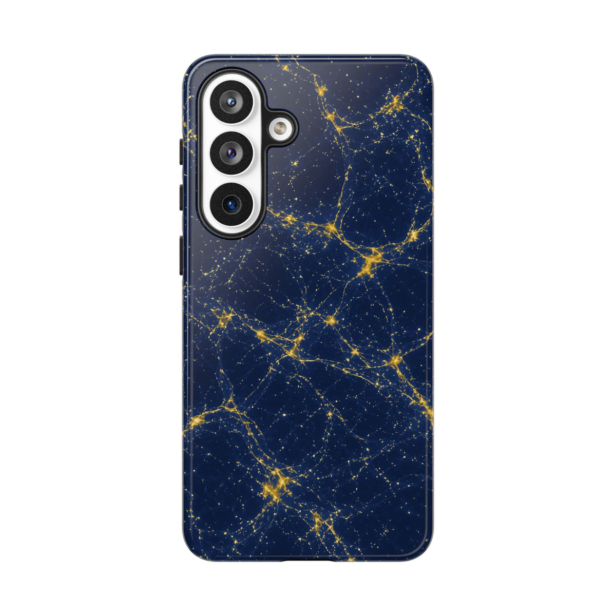 Neon Mycelium - Mustard Navy Phone Case
