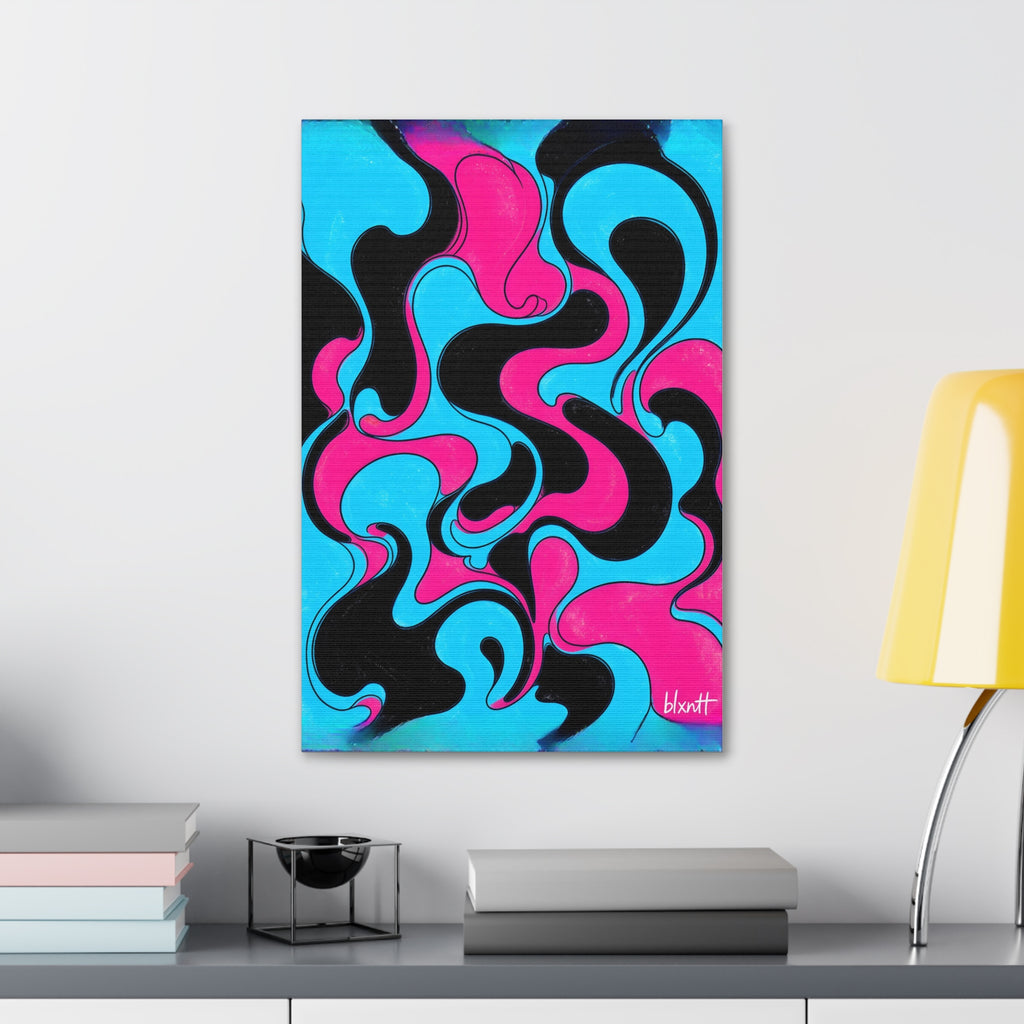 Fillmore Flow - Cyberpunk Glossy Canvas