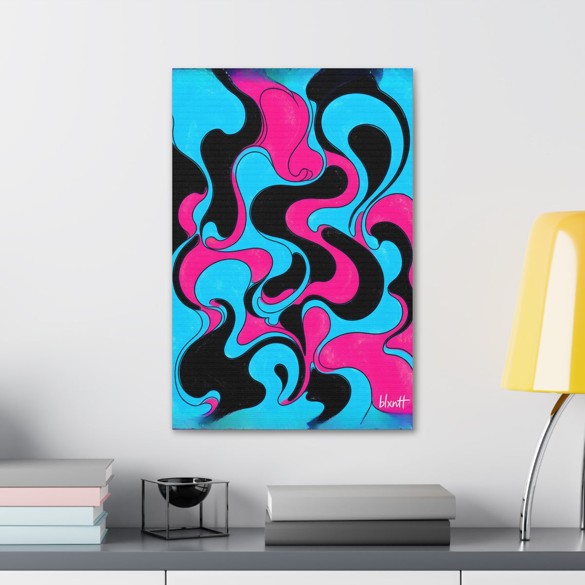 Fillmore Flow - Cyberpunk Glossy Canvas