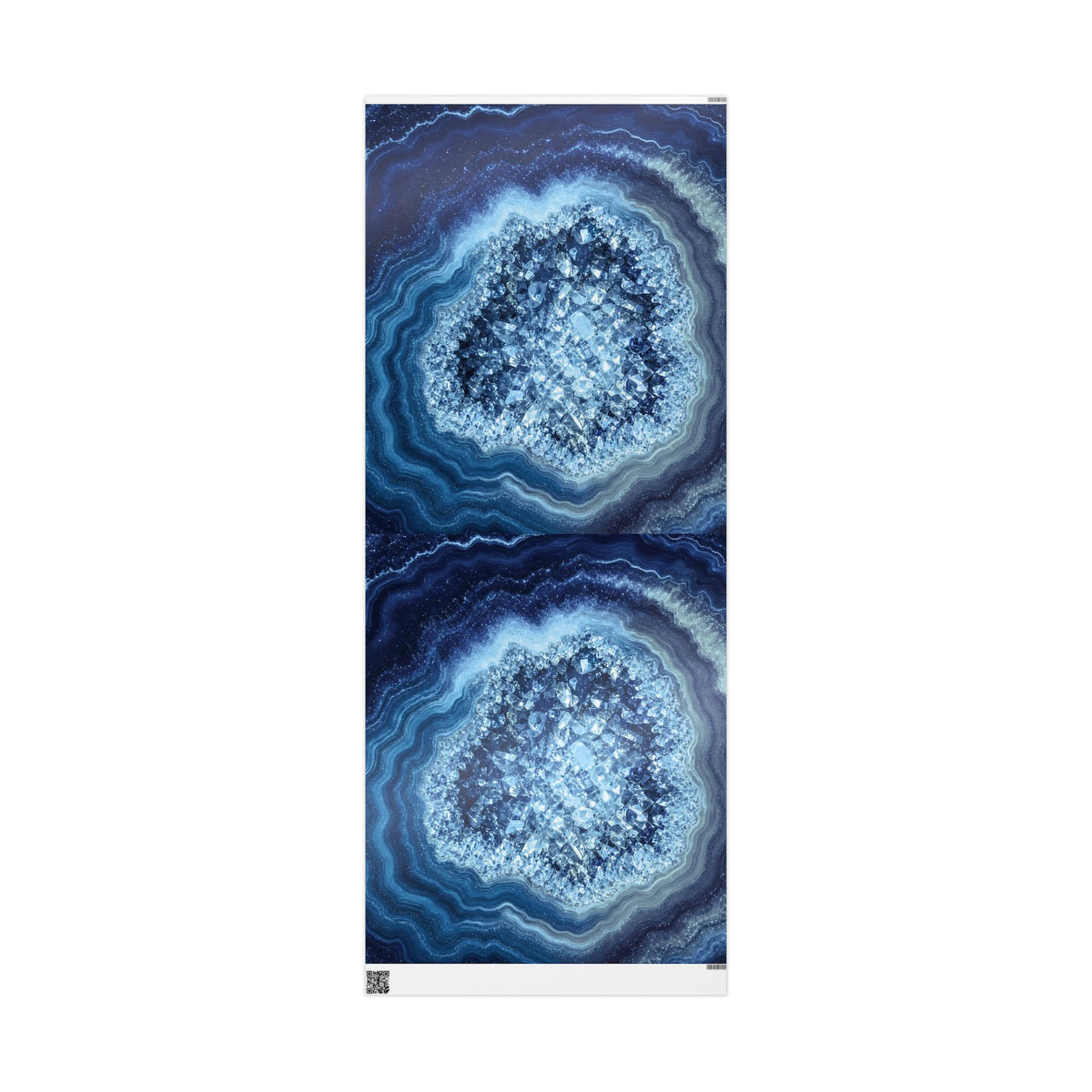 Geode Core - Glacier Wrapping Paper