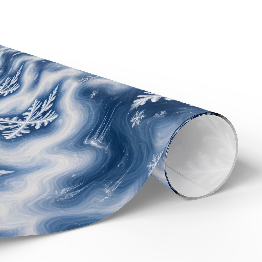 Snowflake Trippy Christmas Wrapping Paper