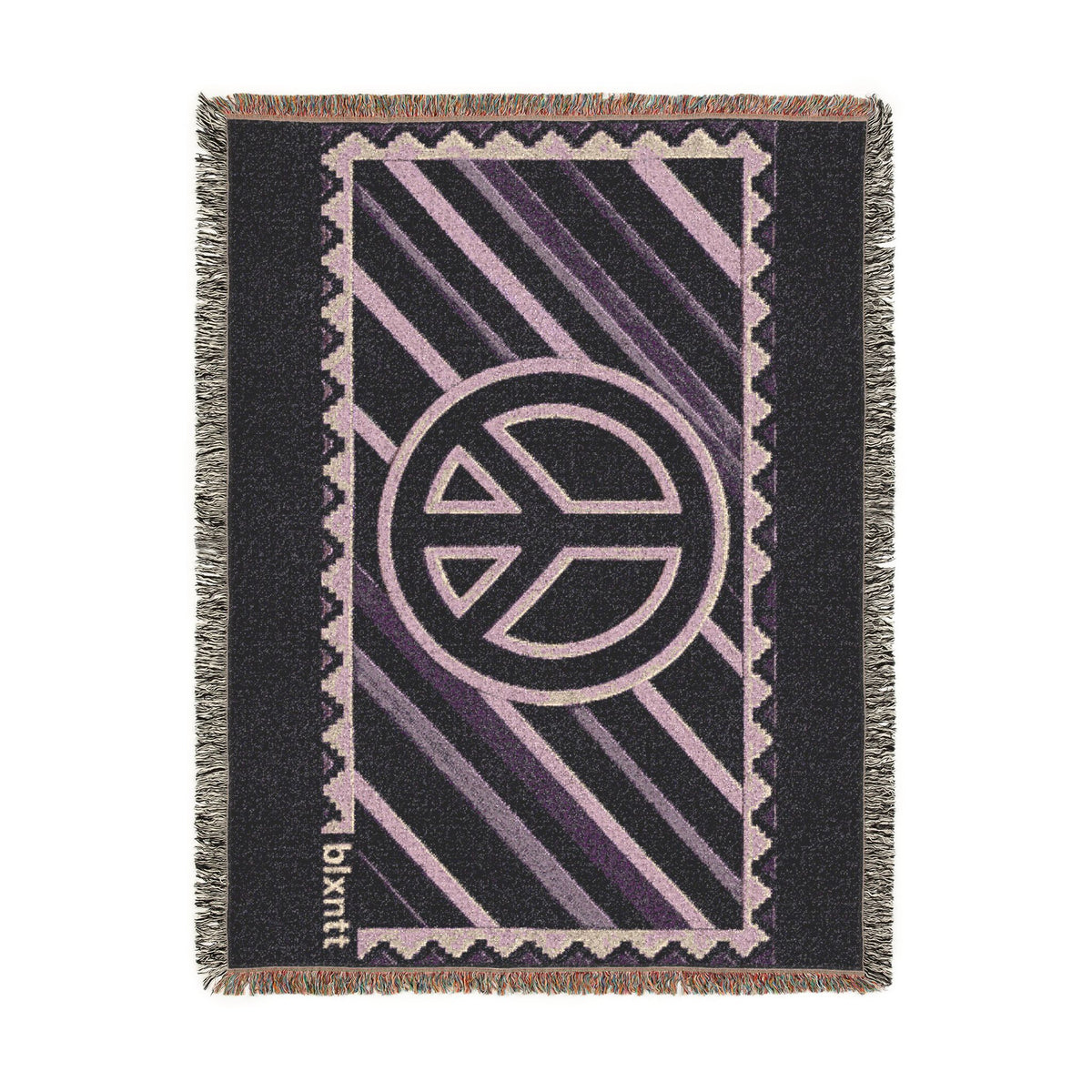 BLXNTT Purple Hippie Woven Blanket #4