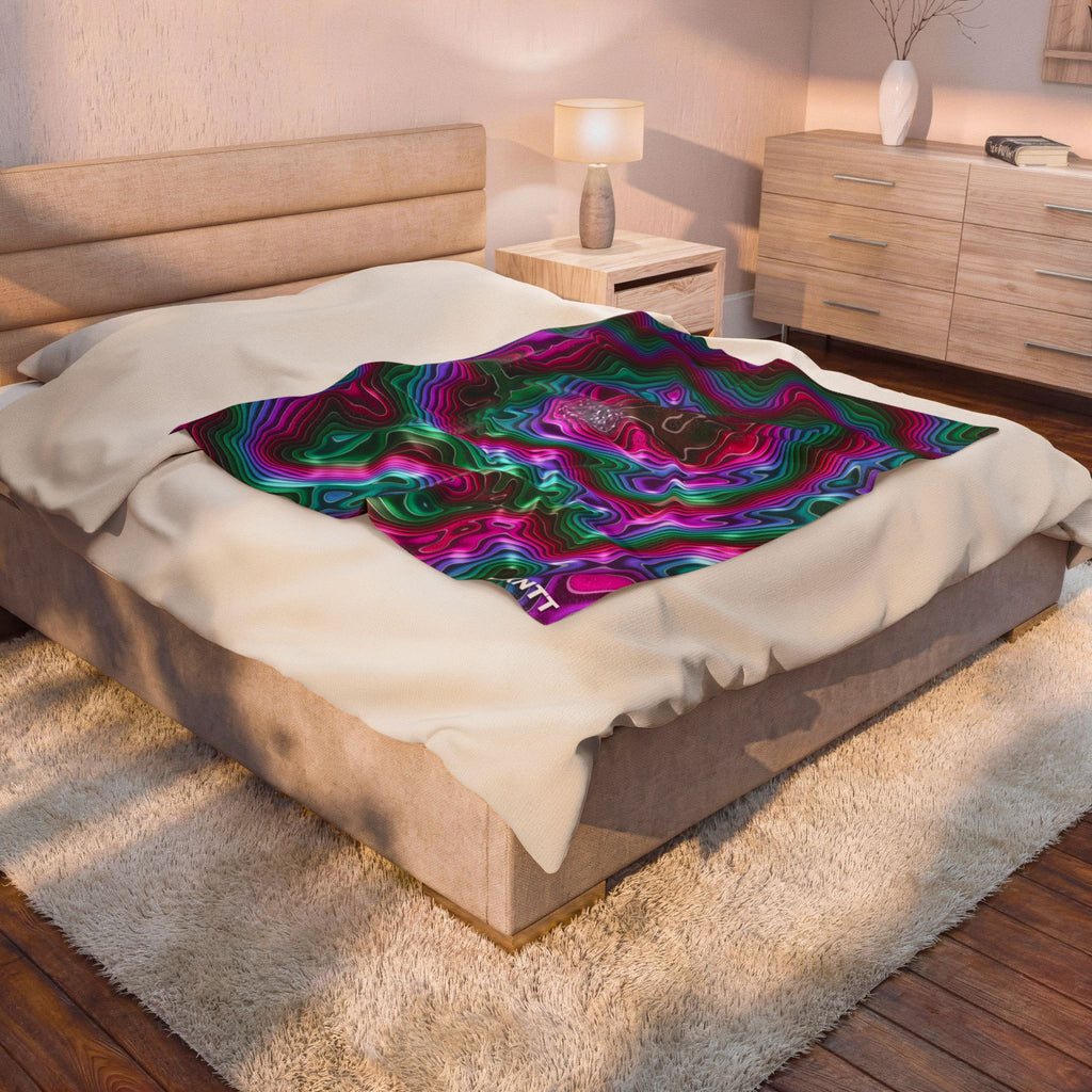 Neon Agate Blanket