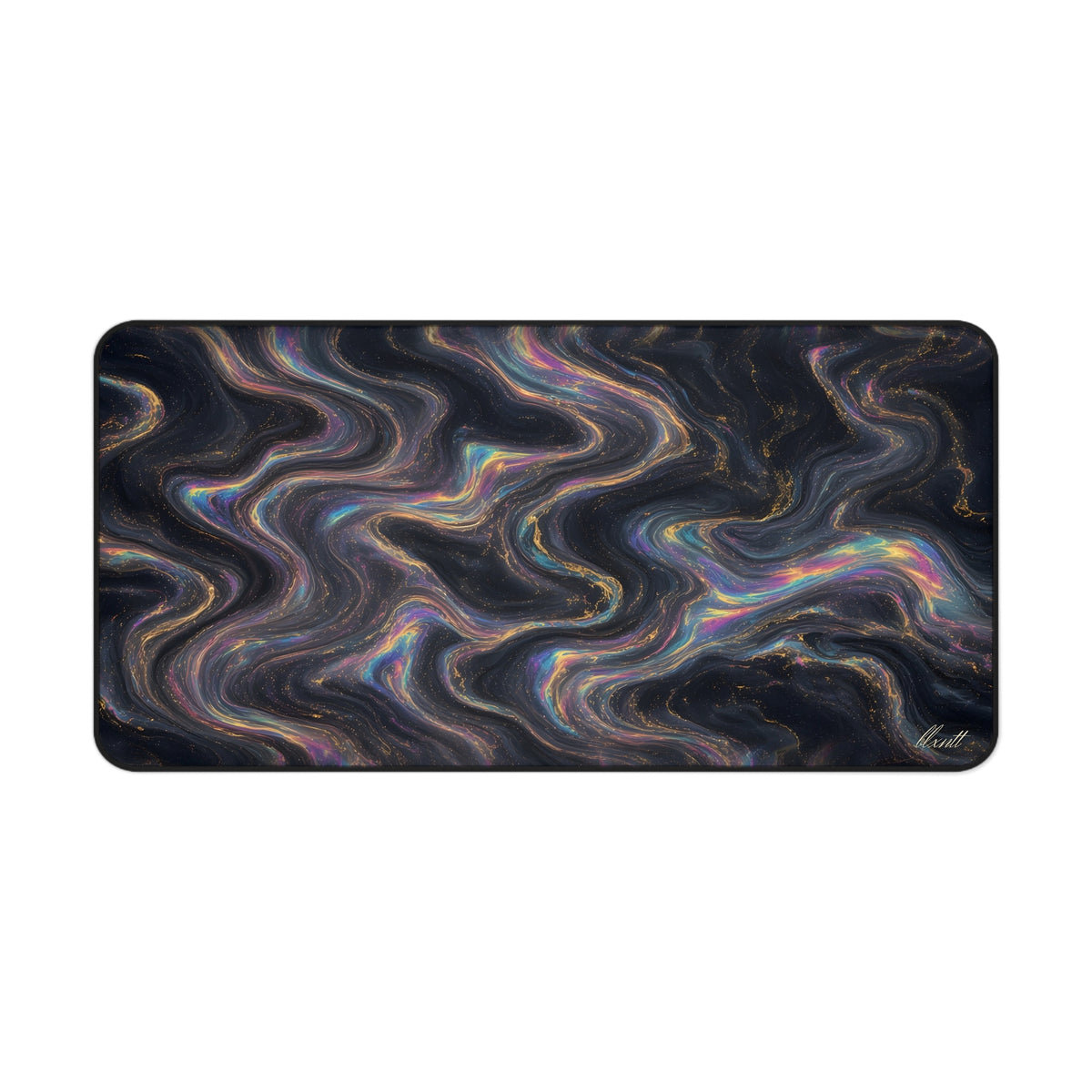 Galaxy Iridescent Marble Desk Mat
