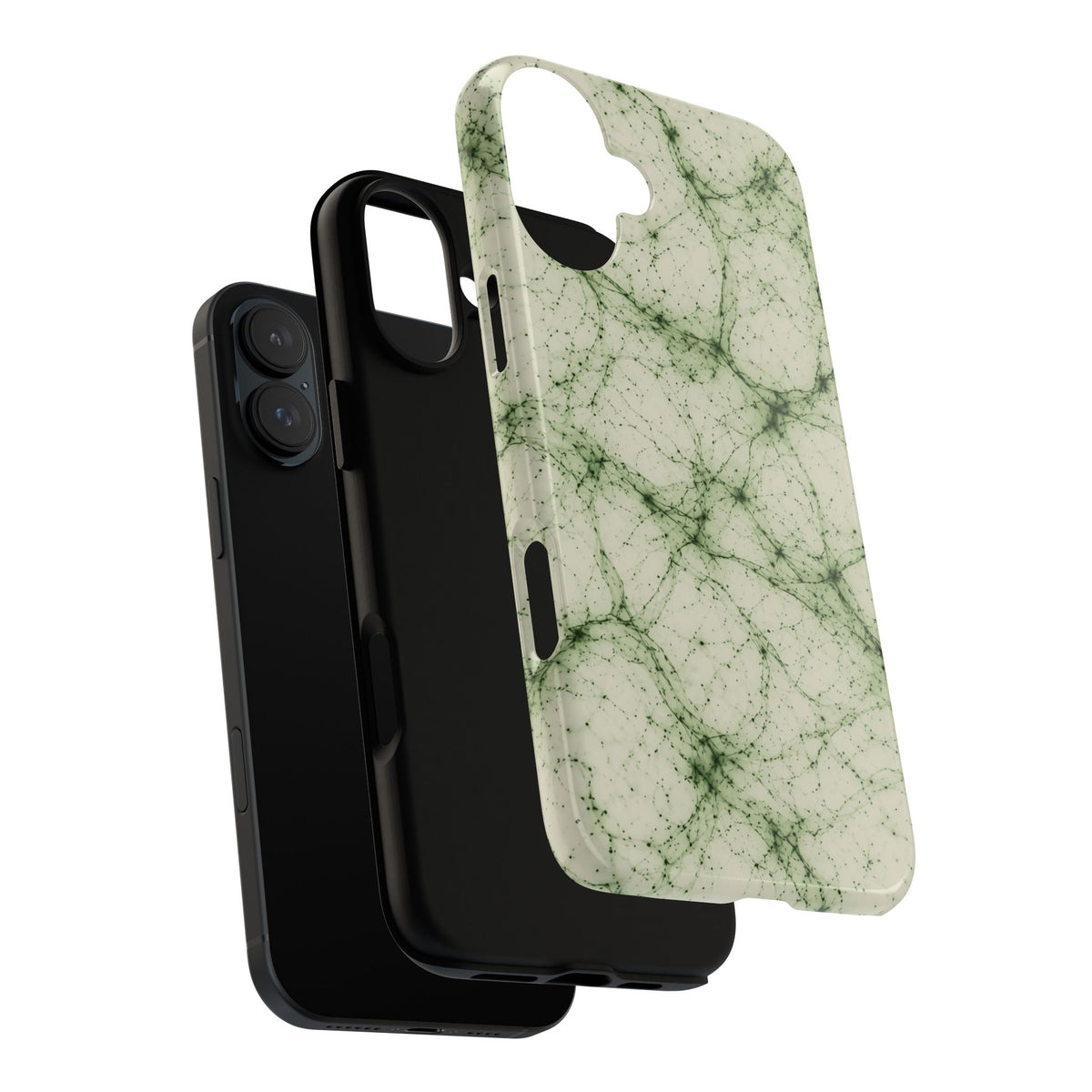 Neon Mycelium - Matcha Latte Phone Case