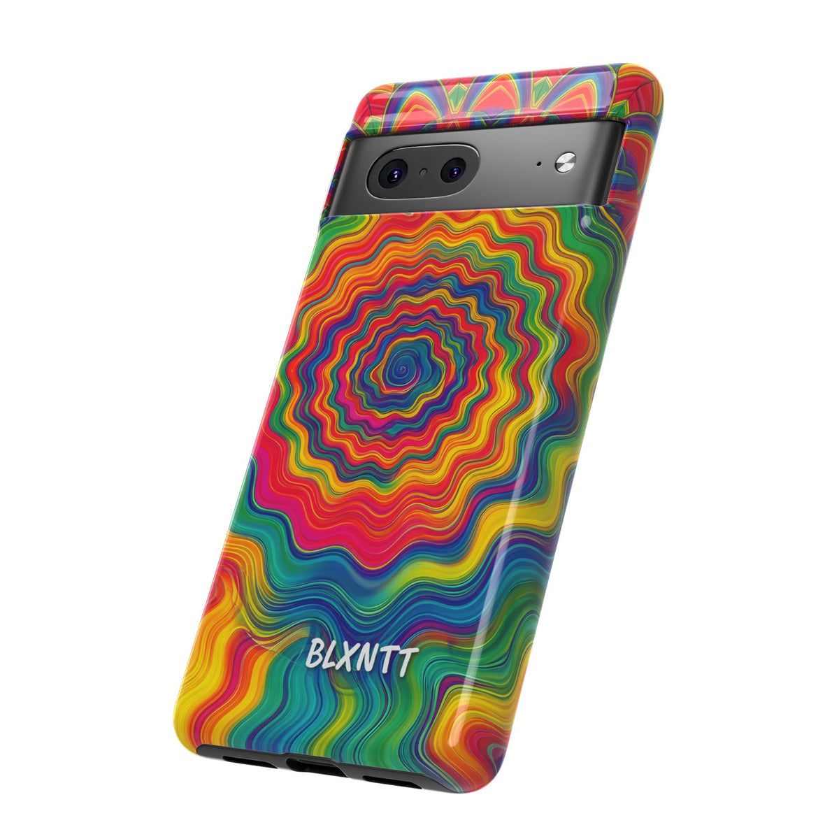Hypnotic Rainbow Ripple Phone Case
