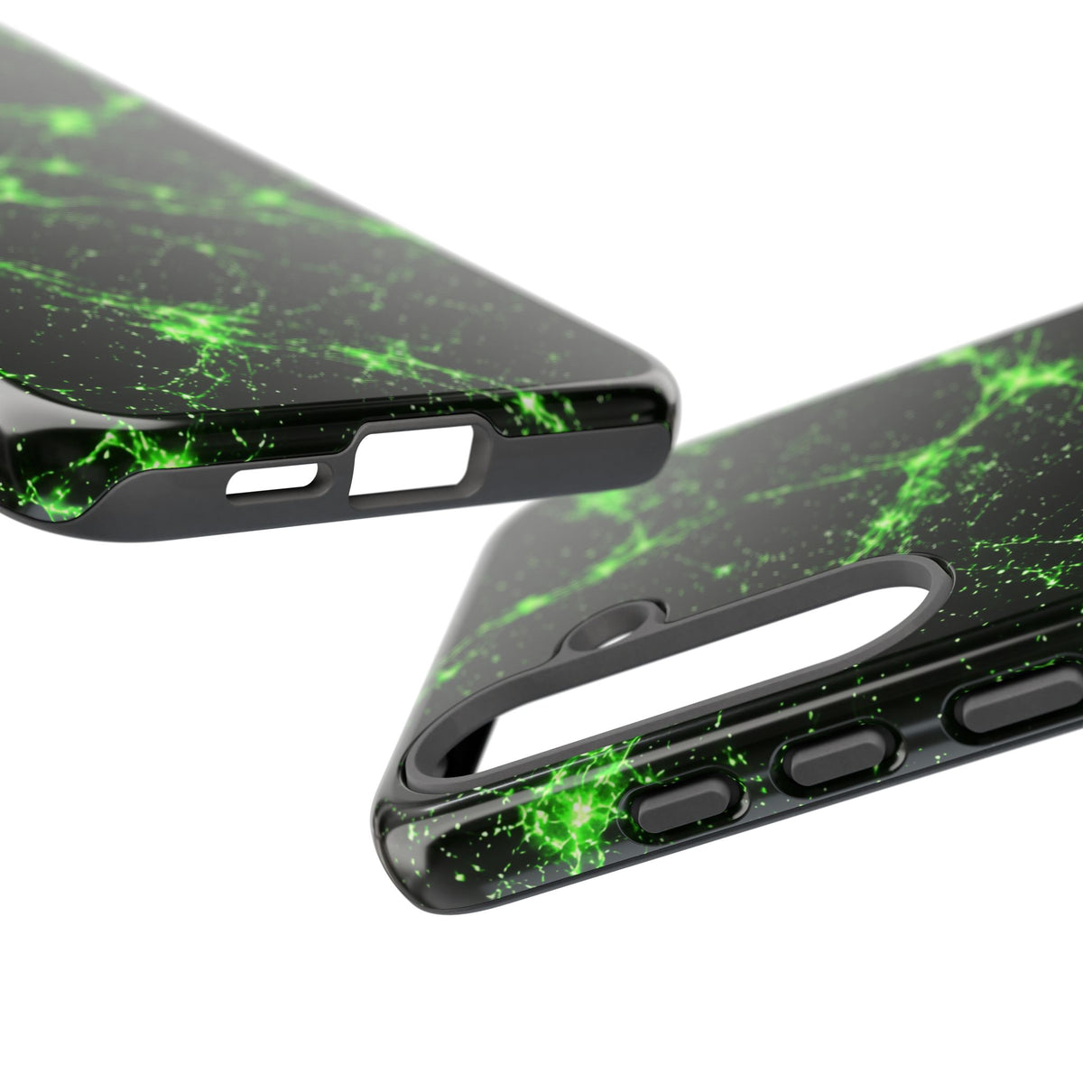 Neon Mycelium - Toxic Lime Phone Case