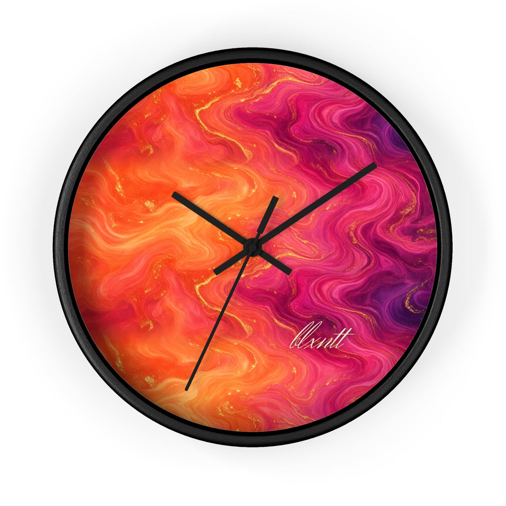 Sunset Marble Wall Clock