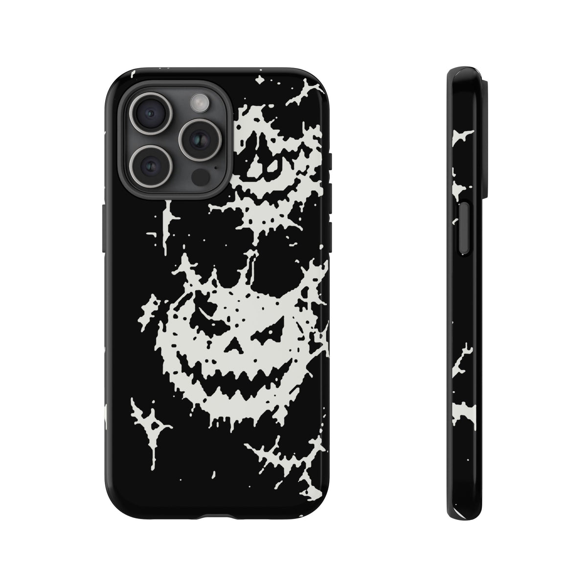 White Spiderweb Pumpkin Phone Case