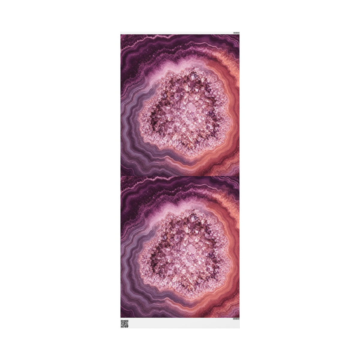 Geode Core - Rose Quartz Wrapping Paper