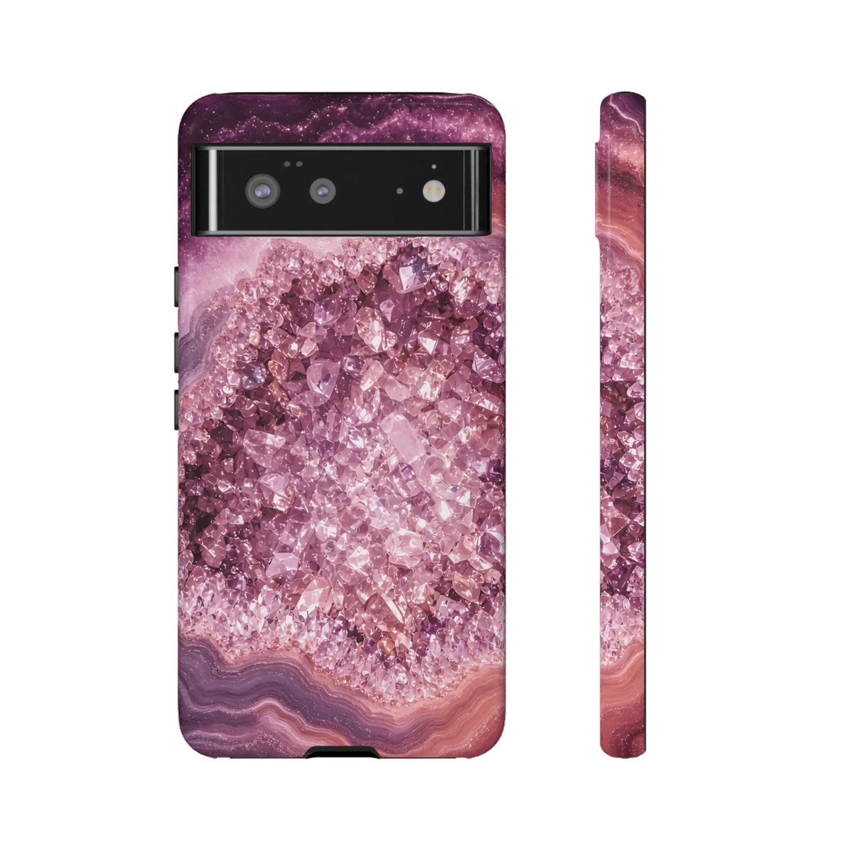 Geode Core - Rose Quartz Phone Case