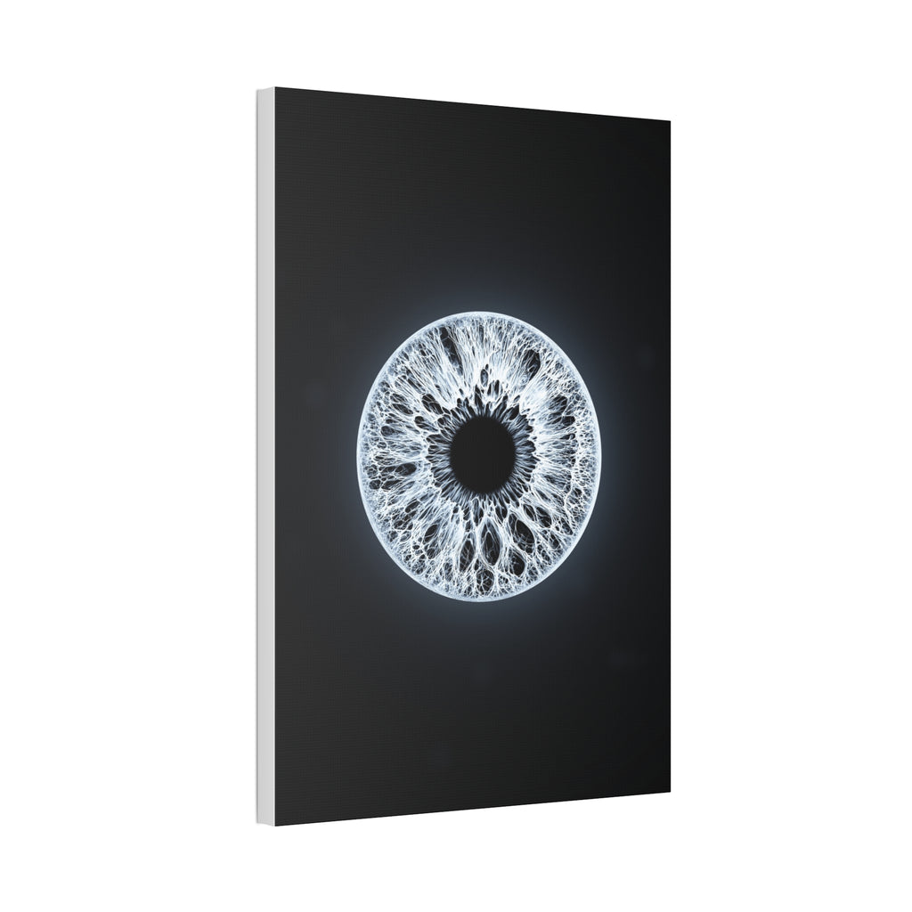 BLXNTT Iris – Lace Web Ice Silver Glossy Canvas