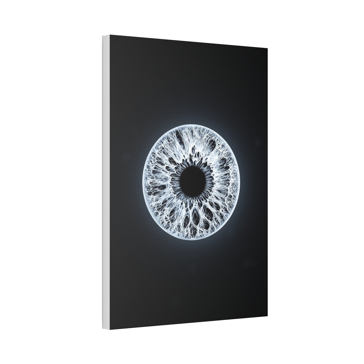 BLXNTT Iris – Lace Web Ice Silver Glossy Canvas