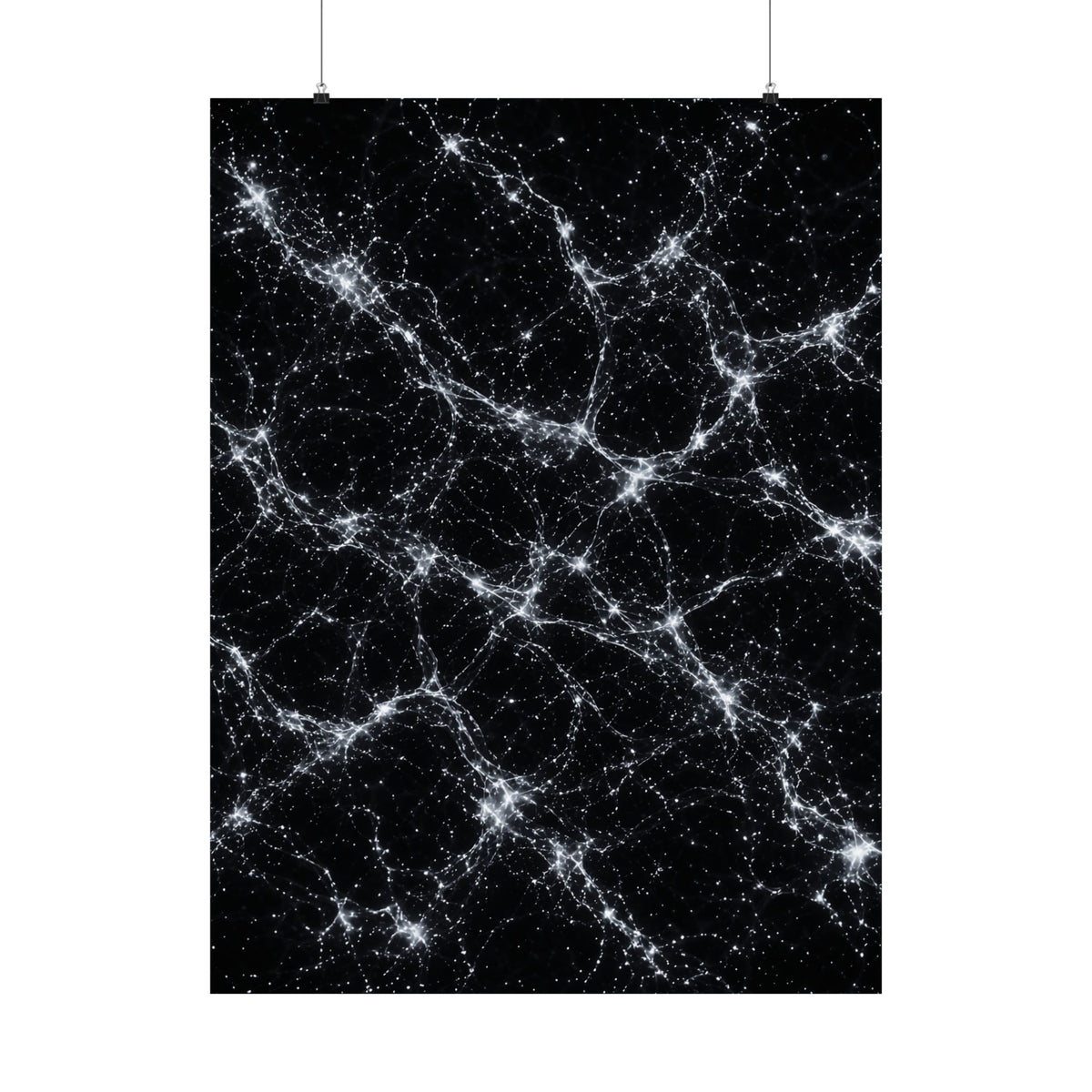 Neon Mycelium - Silver Ghost Poster