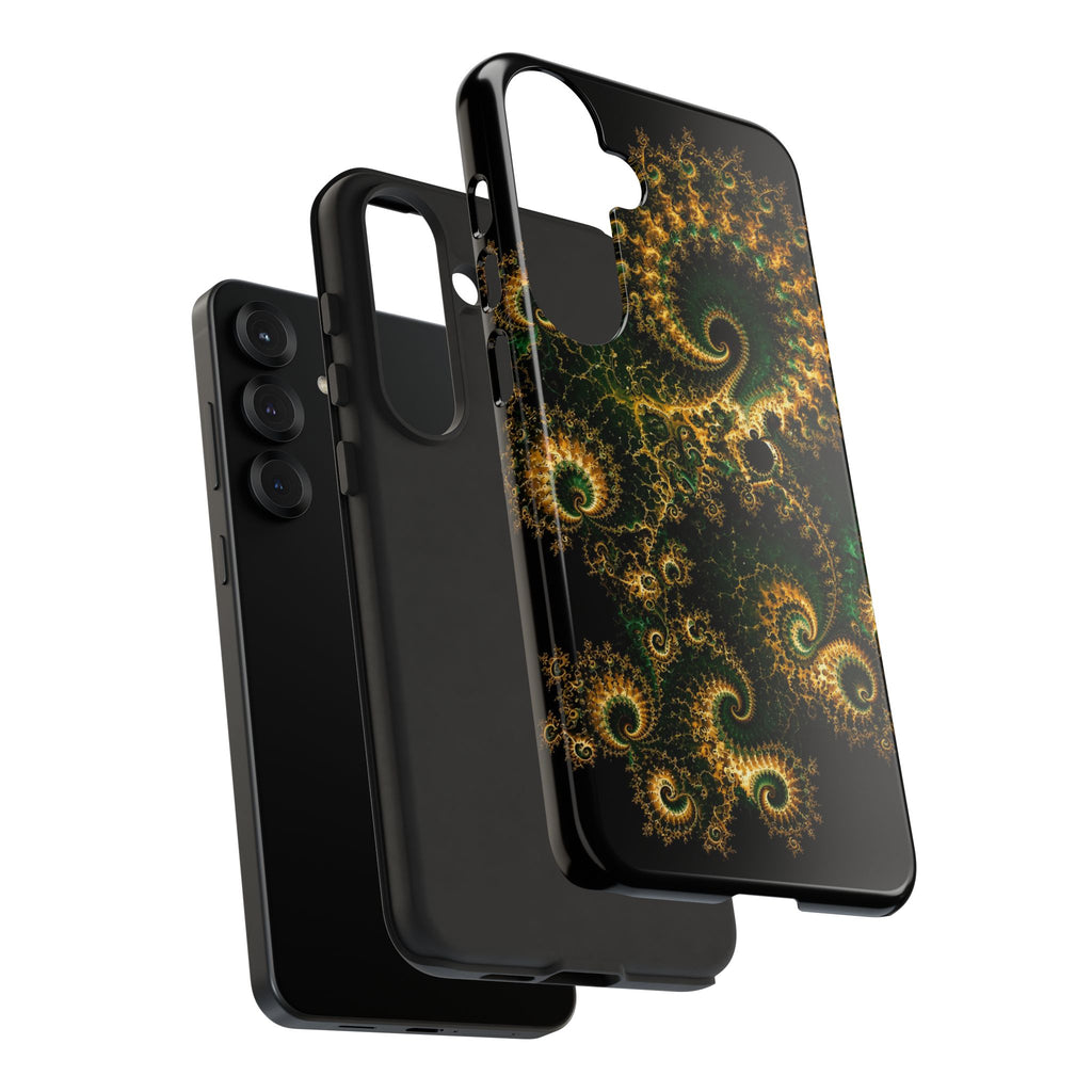 Copper Infinity - Emerald & Gold Phone Case