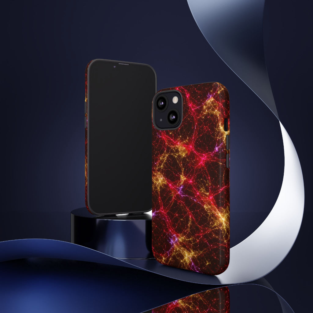Neon Mycelium - Rainbow Nerve Phone Case