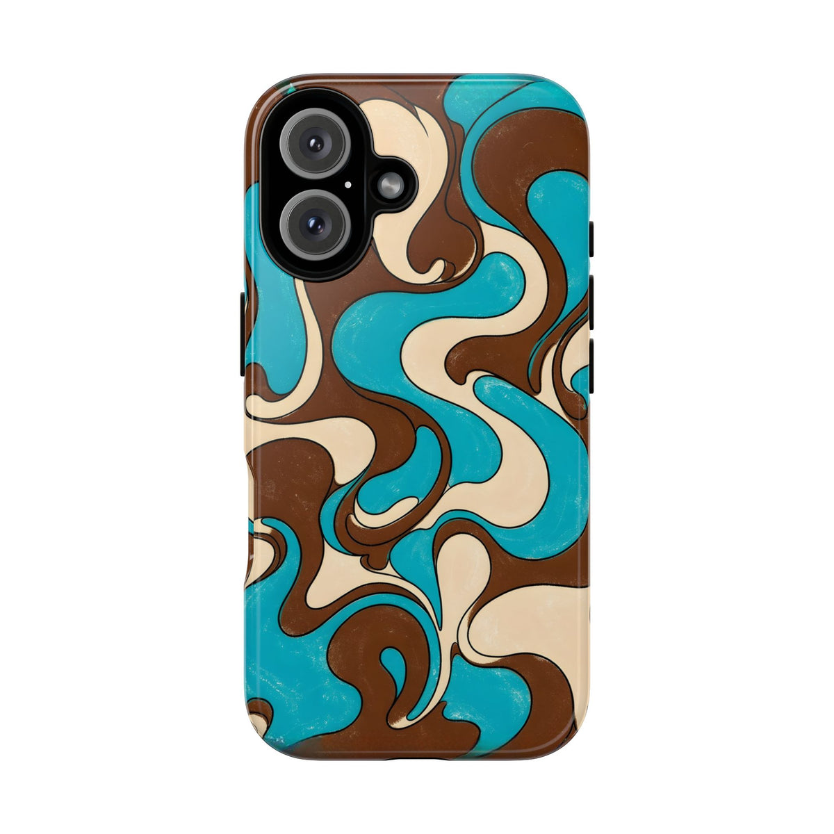 Fillmore Flow - Turquoise & Chocolate Phone Case