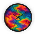 Rainbow Marble Wall Clock