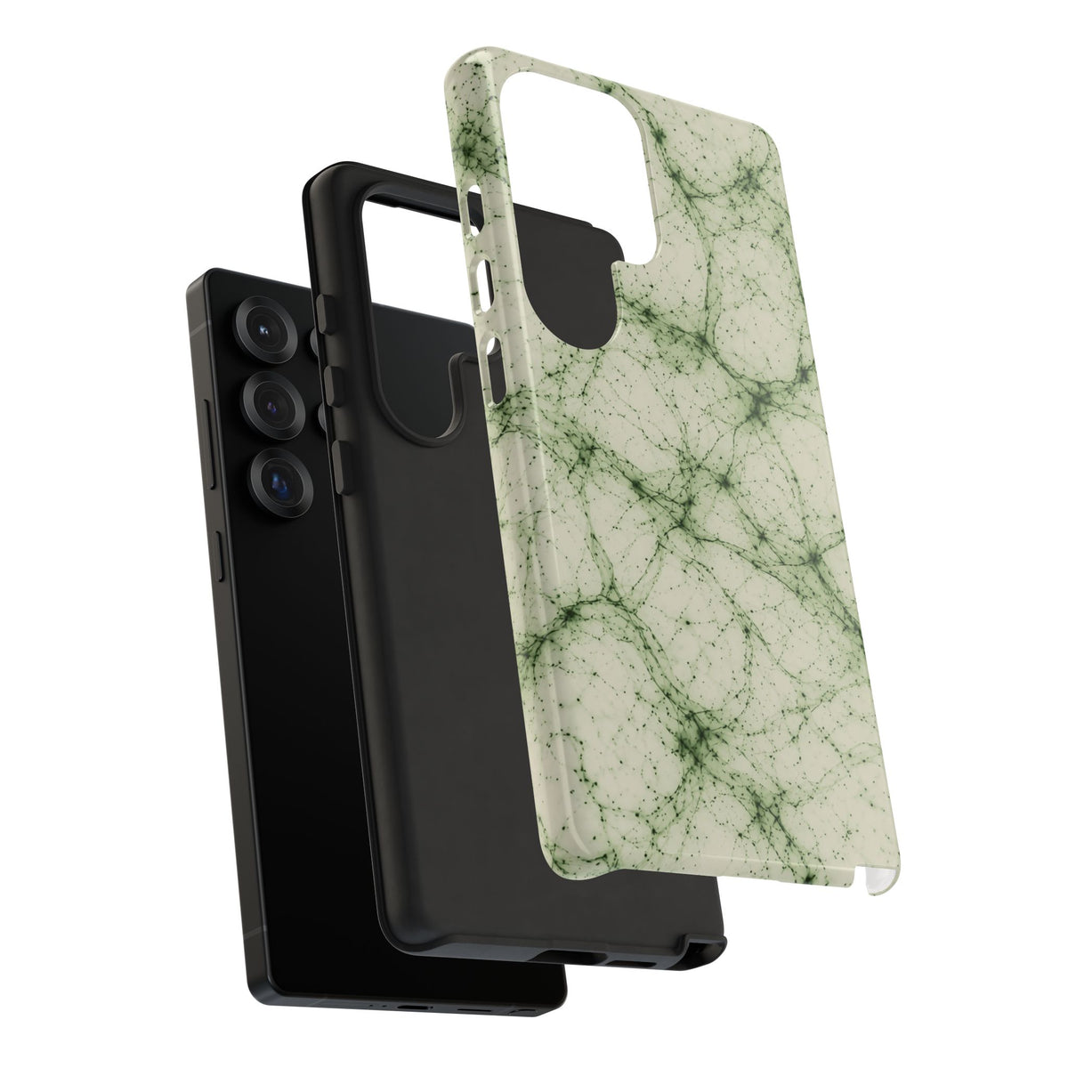 Neon Mycelium - Matcha Latte Phone Case
