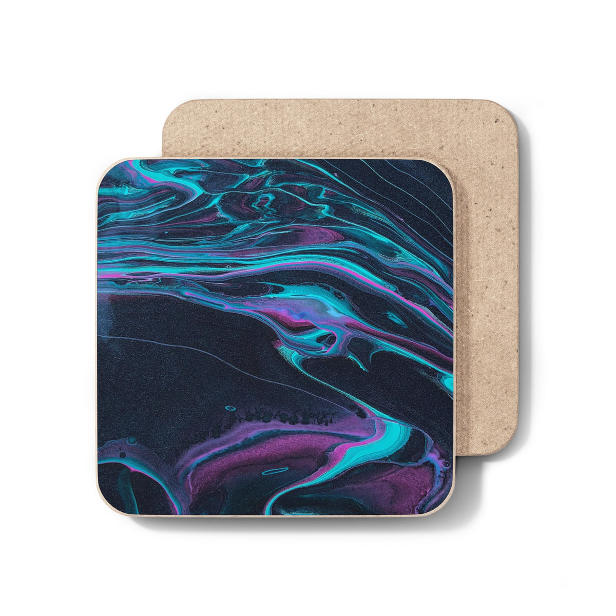 BLXNTT Midnight Pour Hardboard Back Coaster