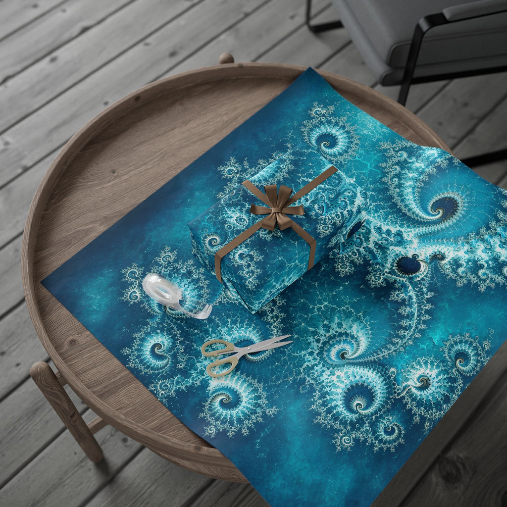 Copper Infinity - Lagoon Wrapping Paper