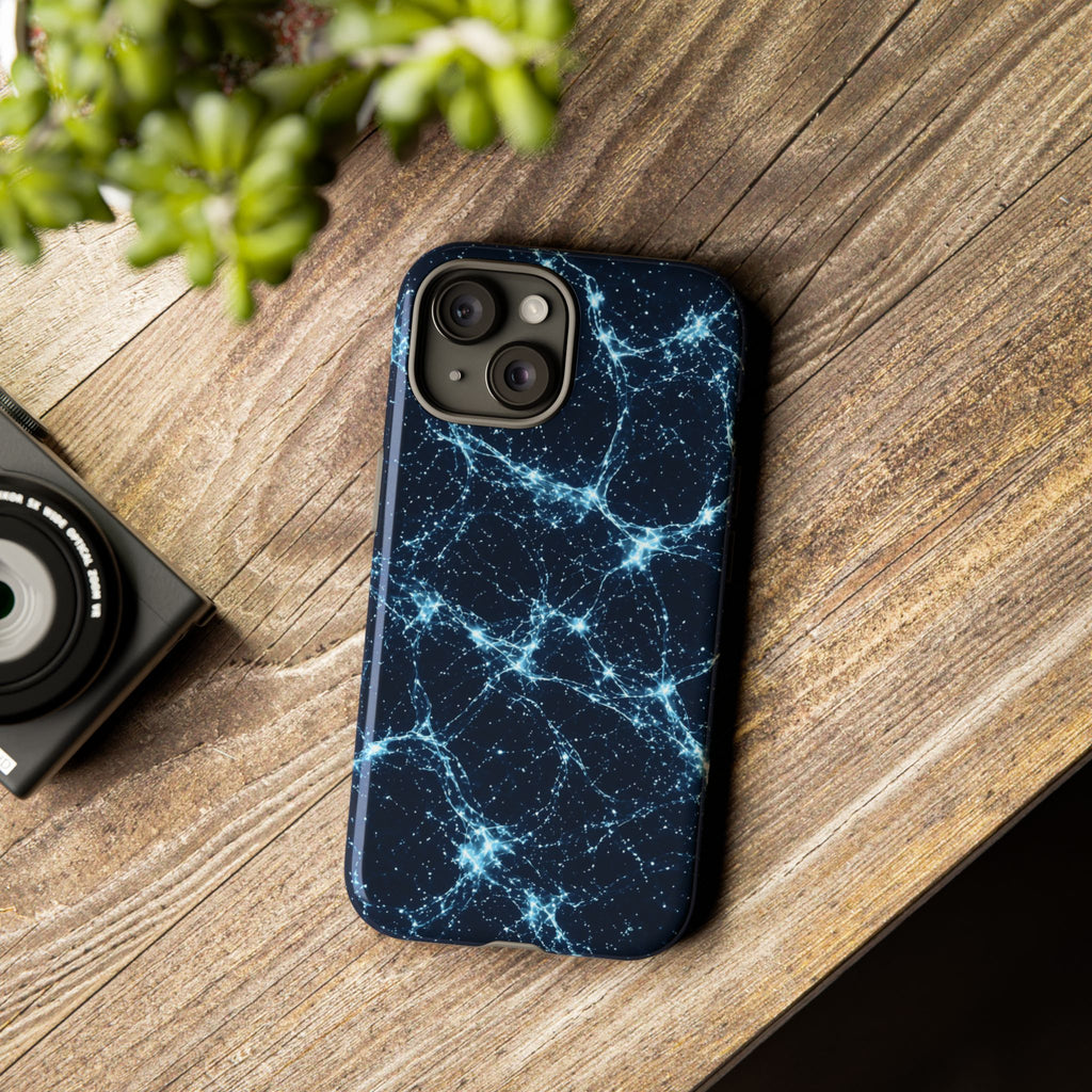 Neon Mycelium - Ice Crystal Phone Case