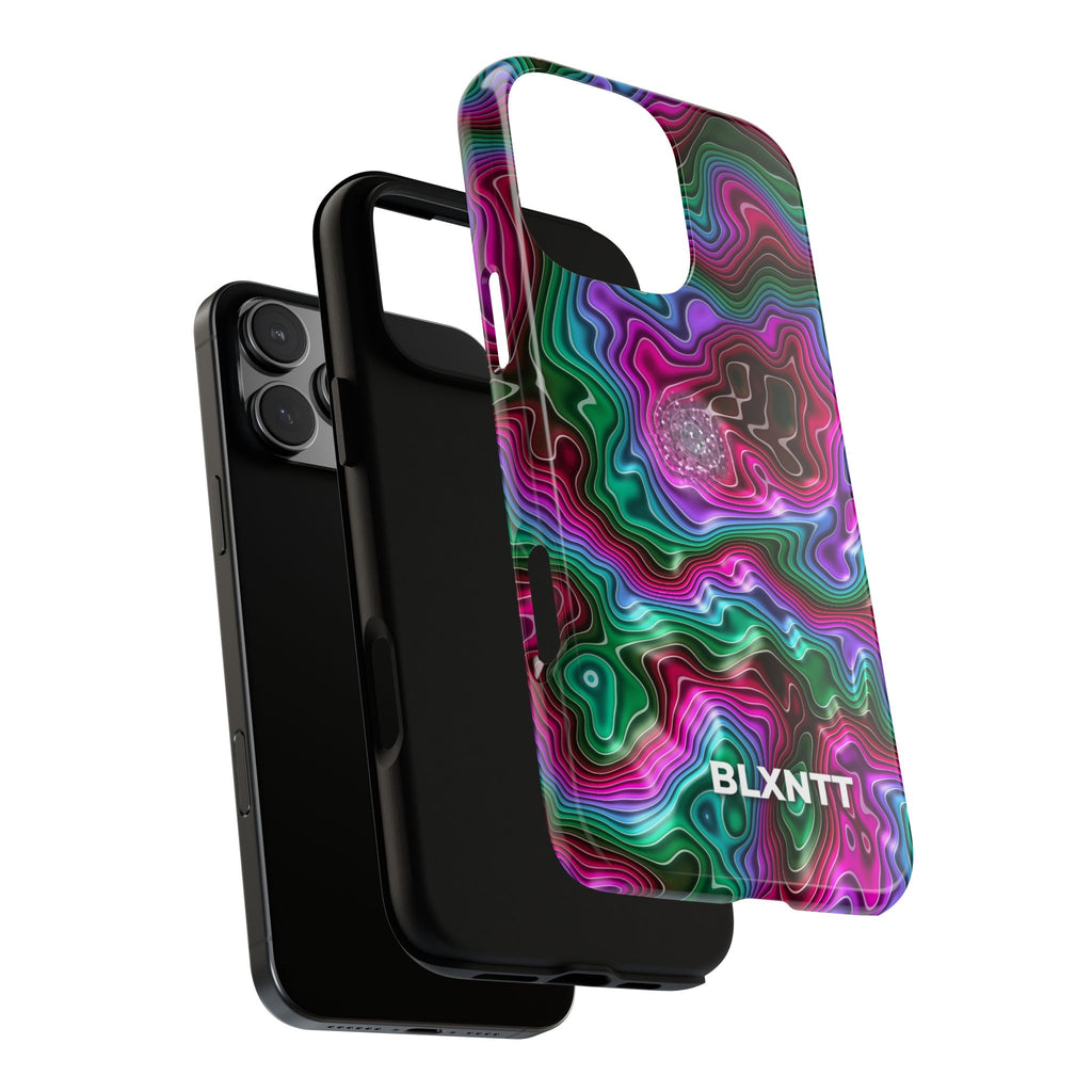 Neon Agate Phone Case