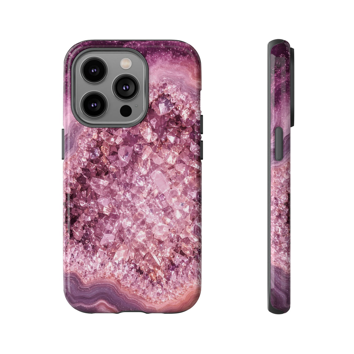 Geode Core - Rose Quartz Phone Case