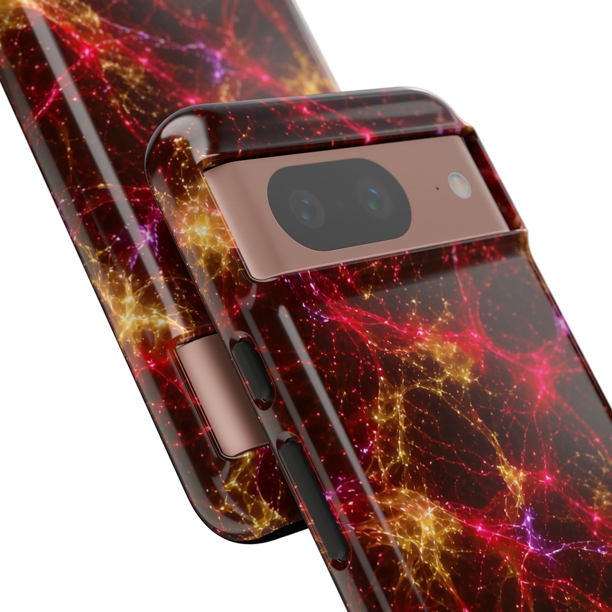 Neon Mycelium - Rainbow Nerve Phone Case