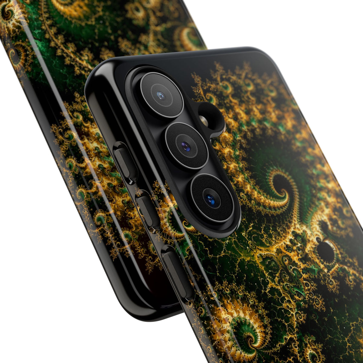 Copper Infinity - Emerald & Gold Phone Case