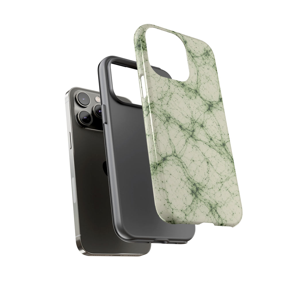 Neon Mycelium - Matcha Latte Phone Case