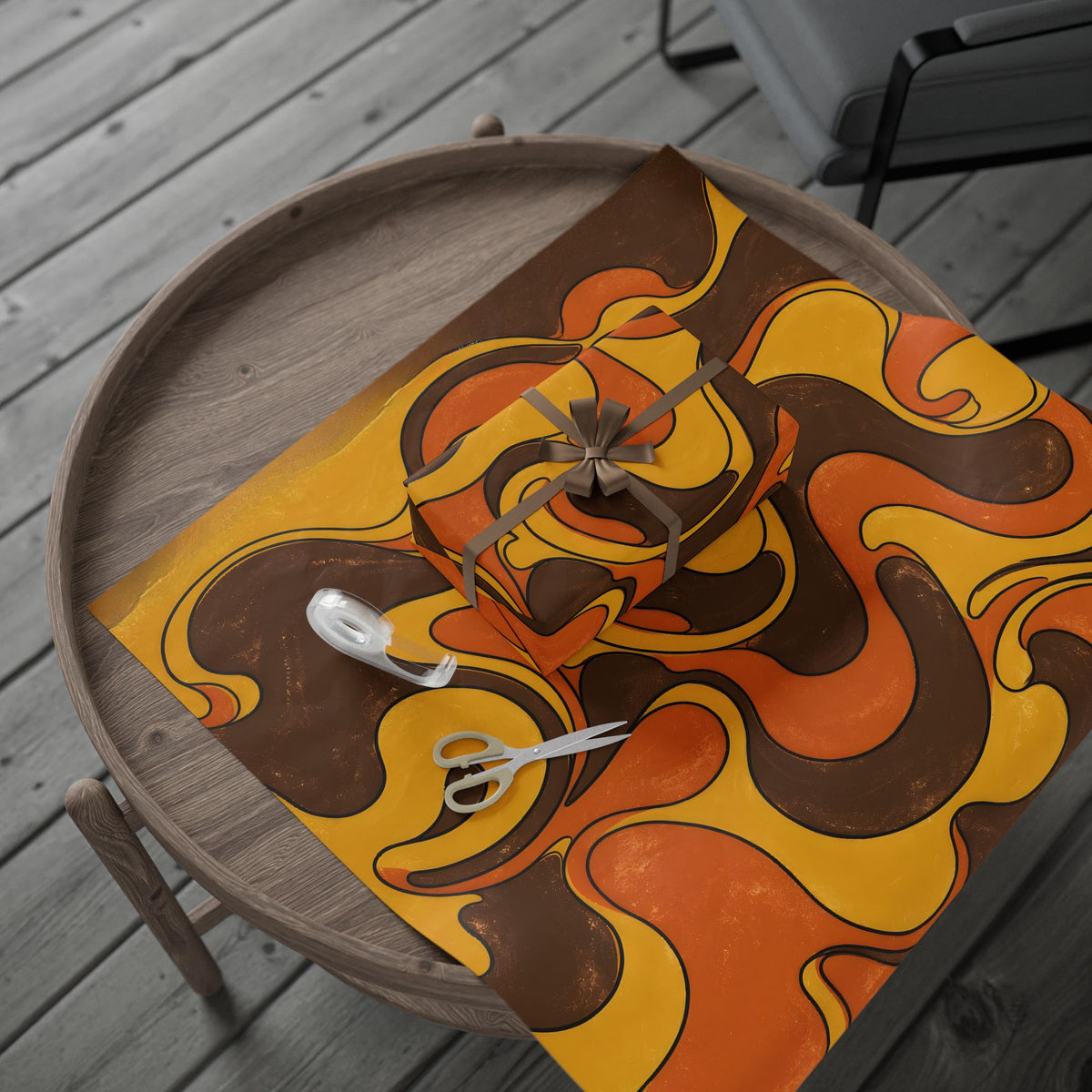 Fillmore Flow - 70s Retro Wrapping Paper
