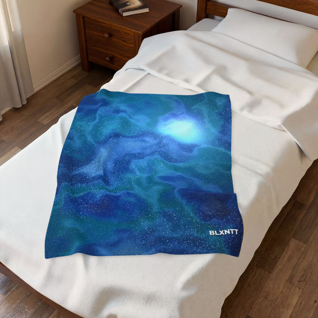 Blue Rainbow Dream Blanket