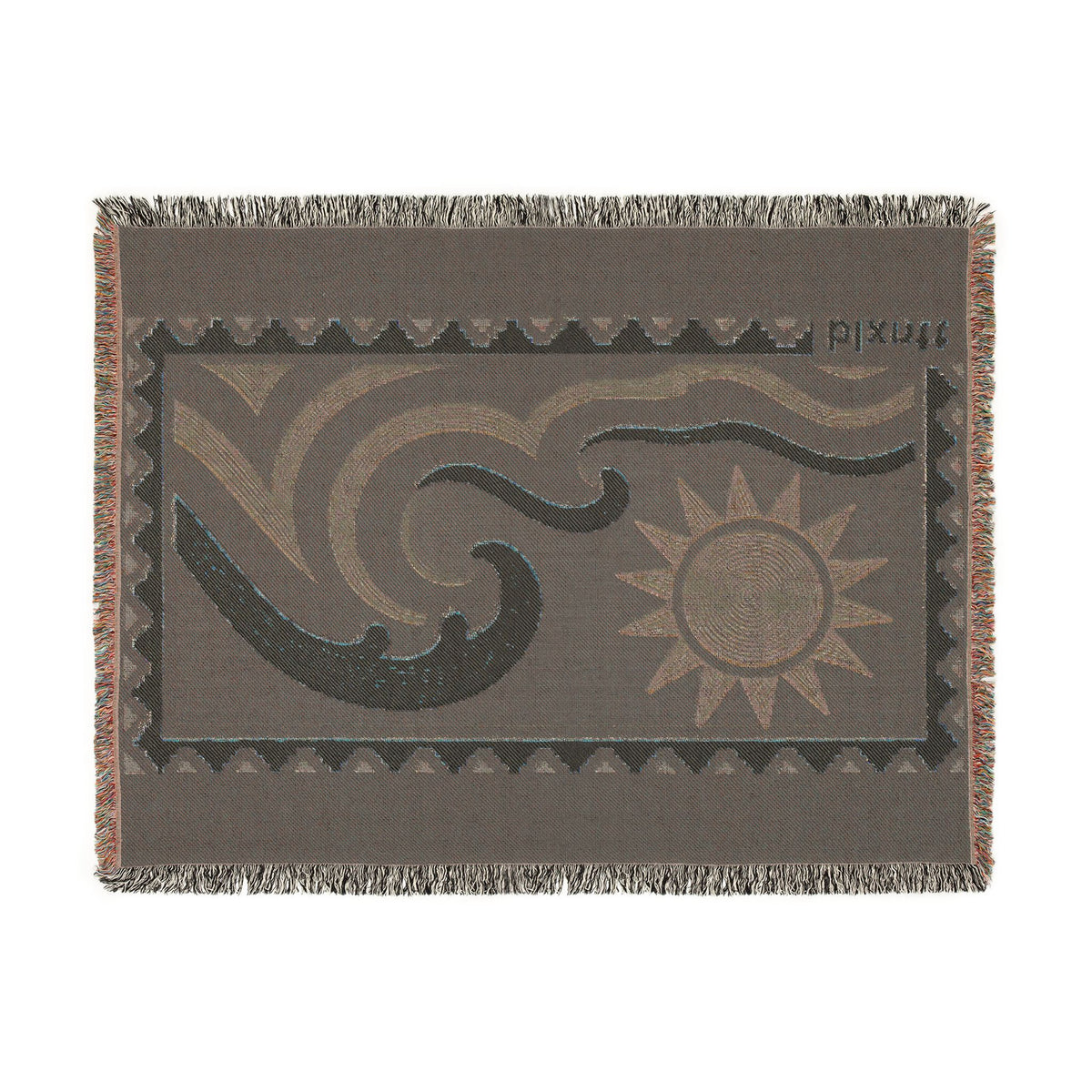 BLXNTT Blue Hippie Woven Blanket #1