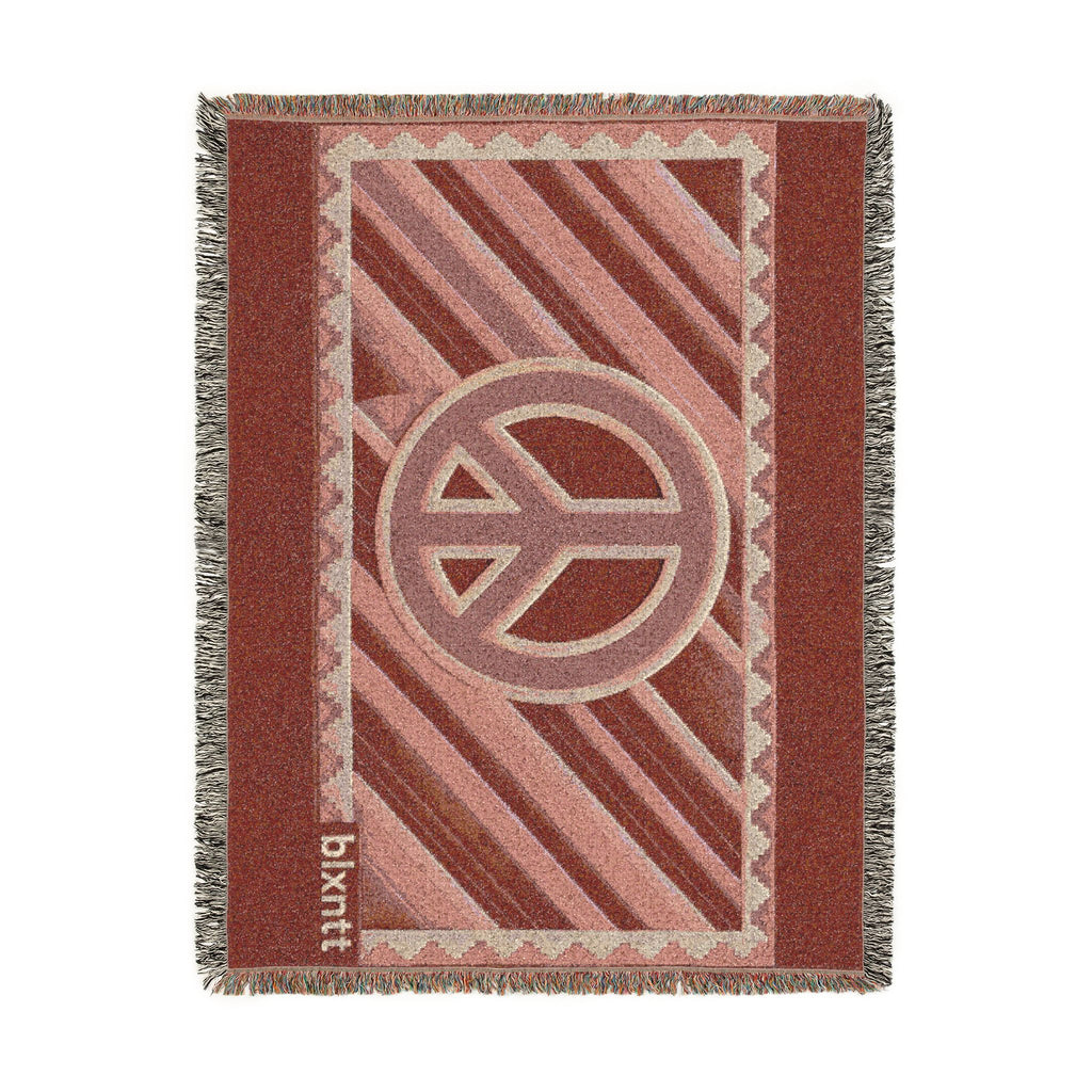 BLXNTT Pink Hippie Woven Blanket #4