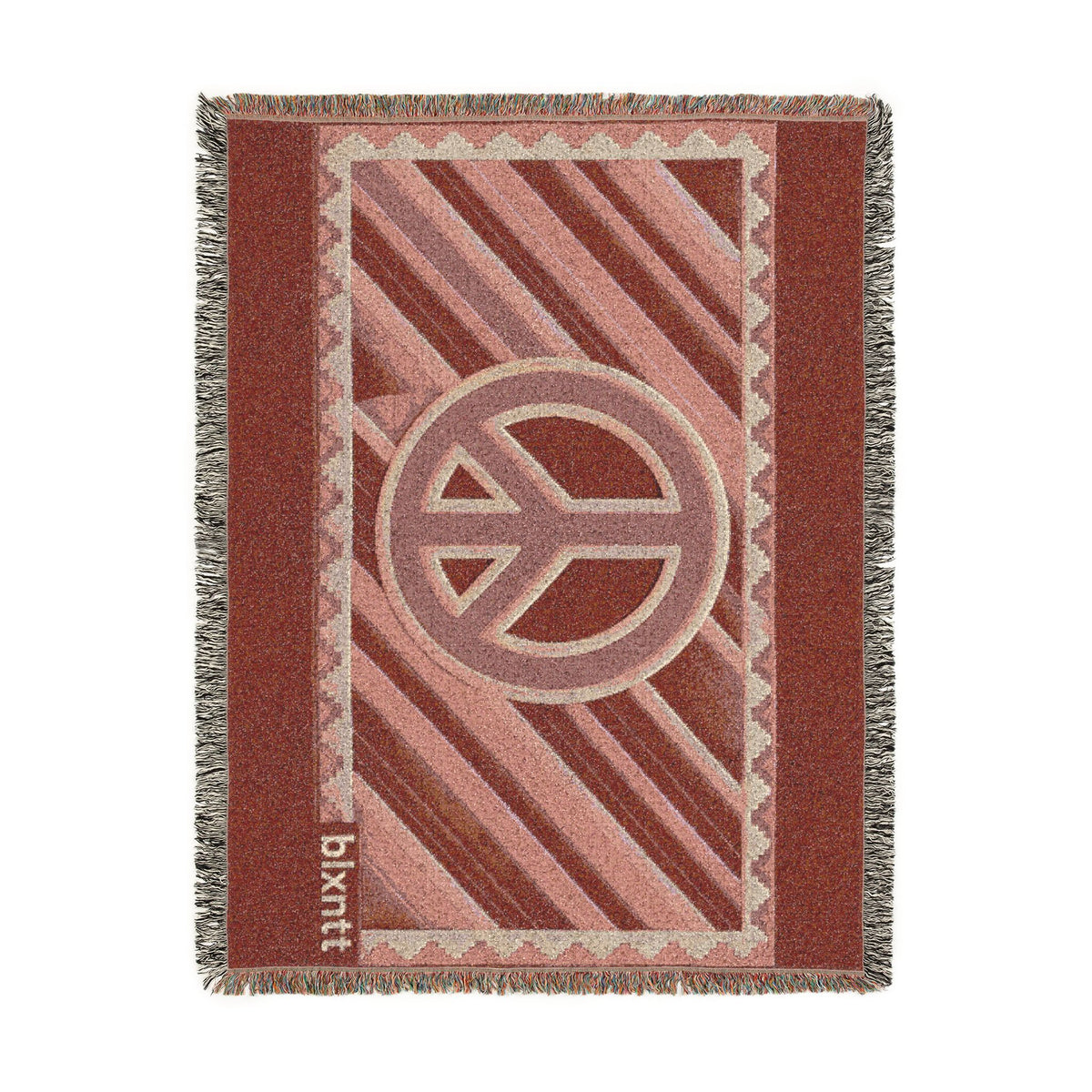 BLXNTT Pink Hippie Woven Blanket #4