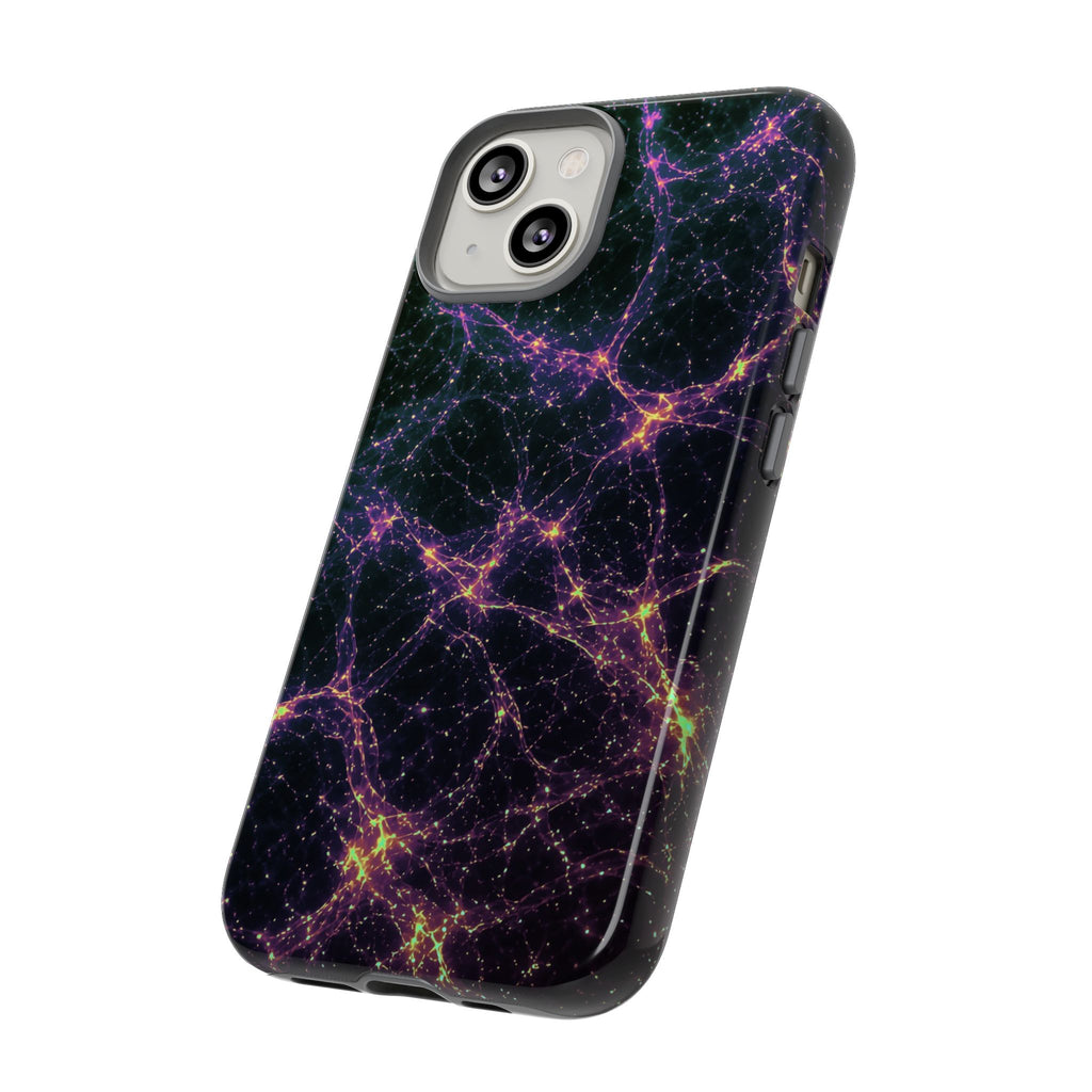 Neon Mycelium - Holographic Phone Case
