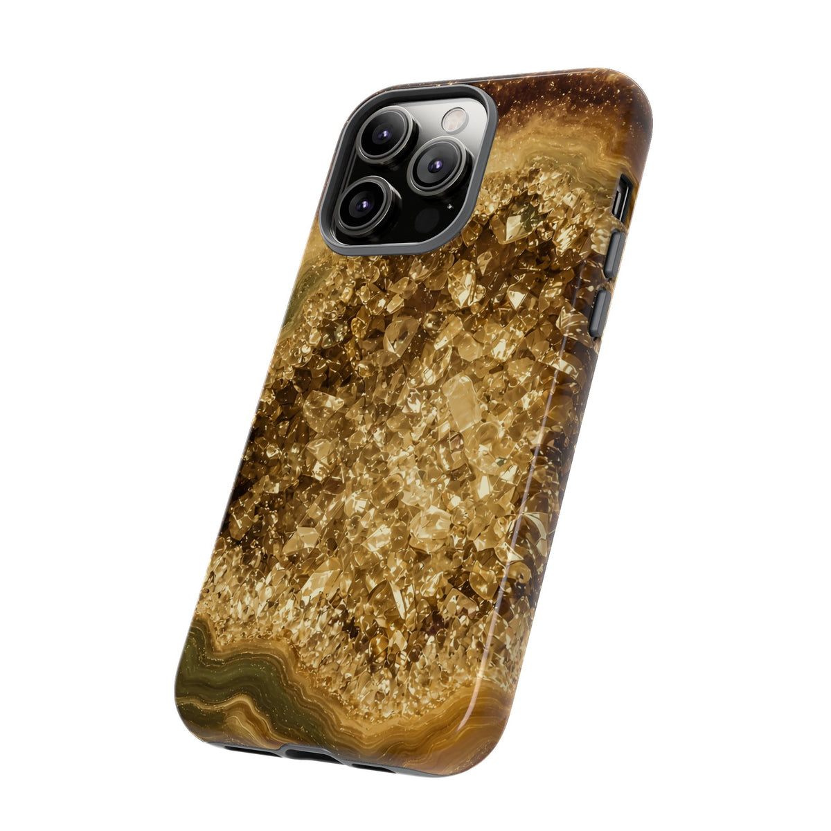 Geode Core - Gold Vein Phone Case