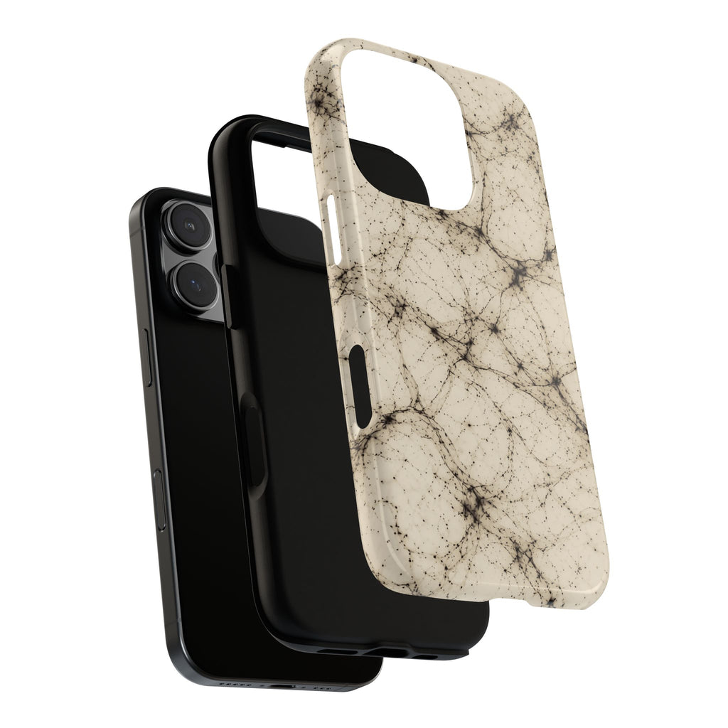 Neon Mycelium - Ink on Paper Phone Case