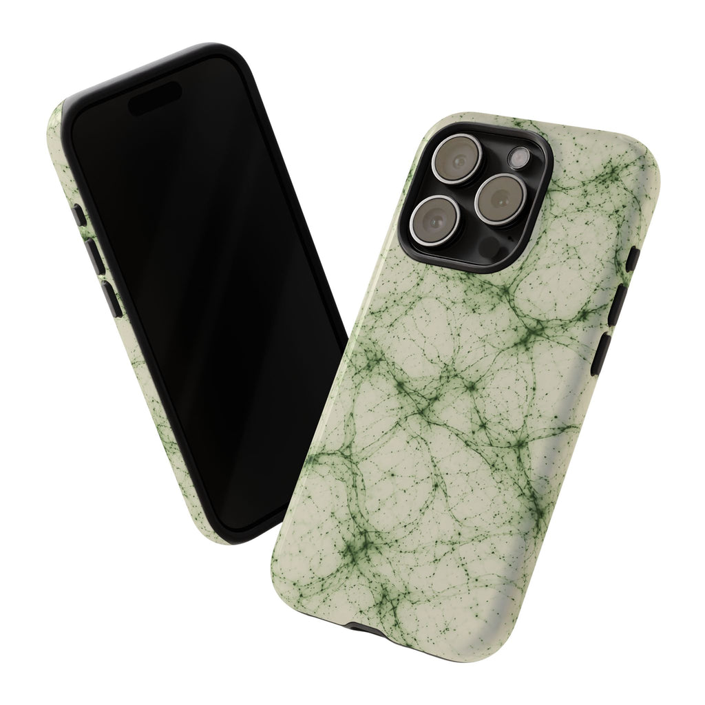 Neon Mycelium - Matcha Latte Phone Case