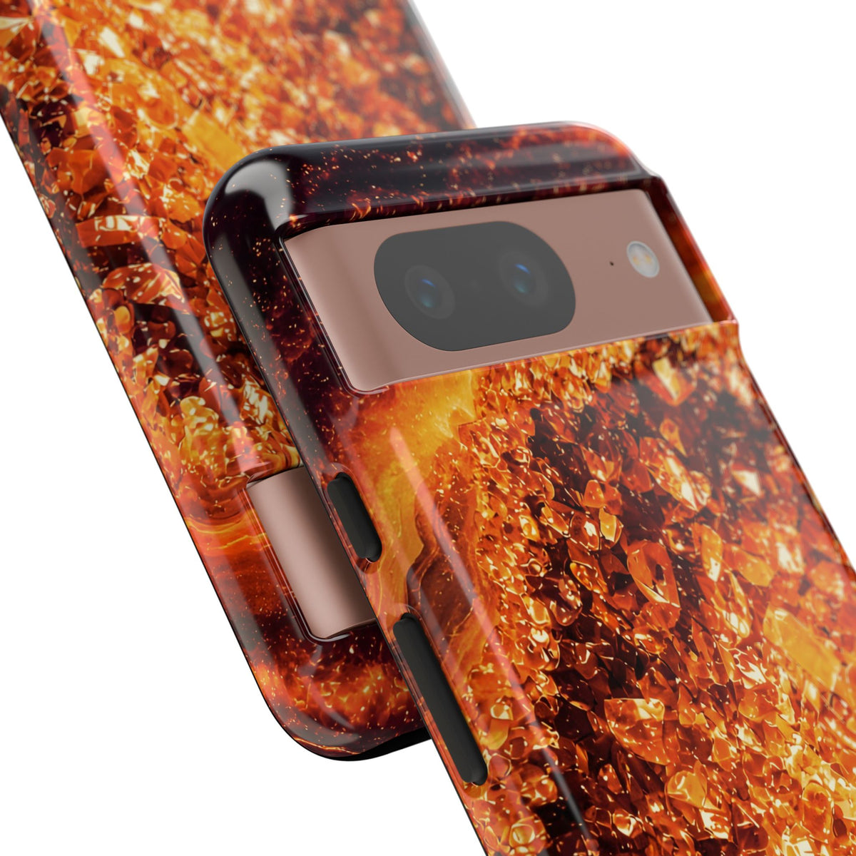Geode Core - Molten Lava Phone Case