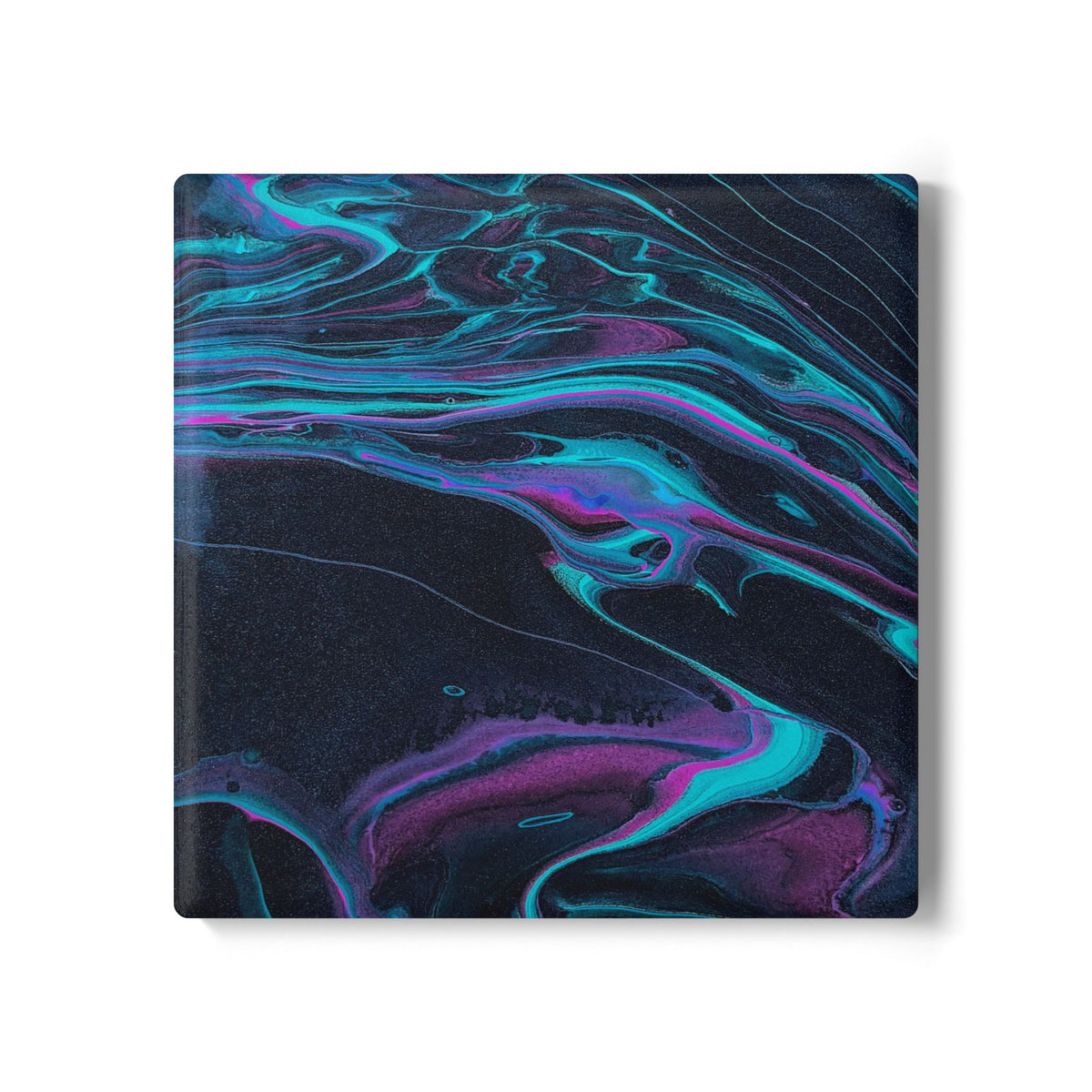 BLXNTT Midnight Pour Ceramic Coaster