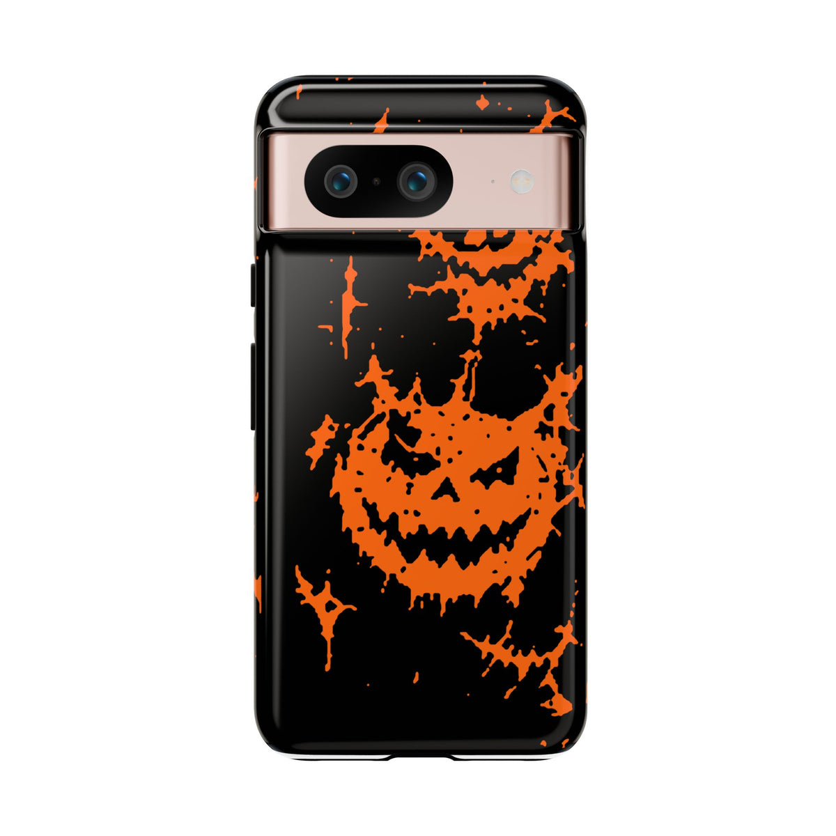 Orange Spiderweb Pumpkin Phone Case