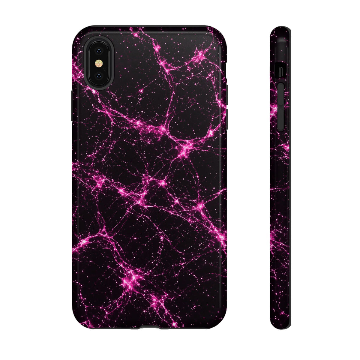 Neon Mycelium - Hot Pink Pulse Phone Case