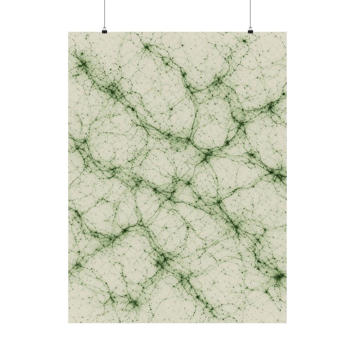 Neon Mycelium - Matcha Latte Poster