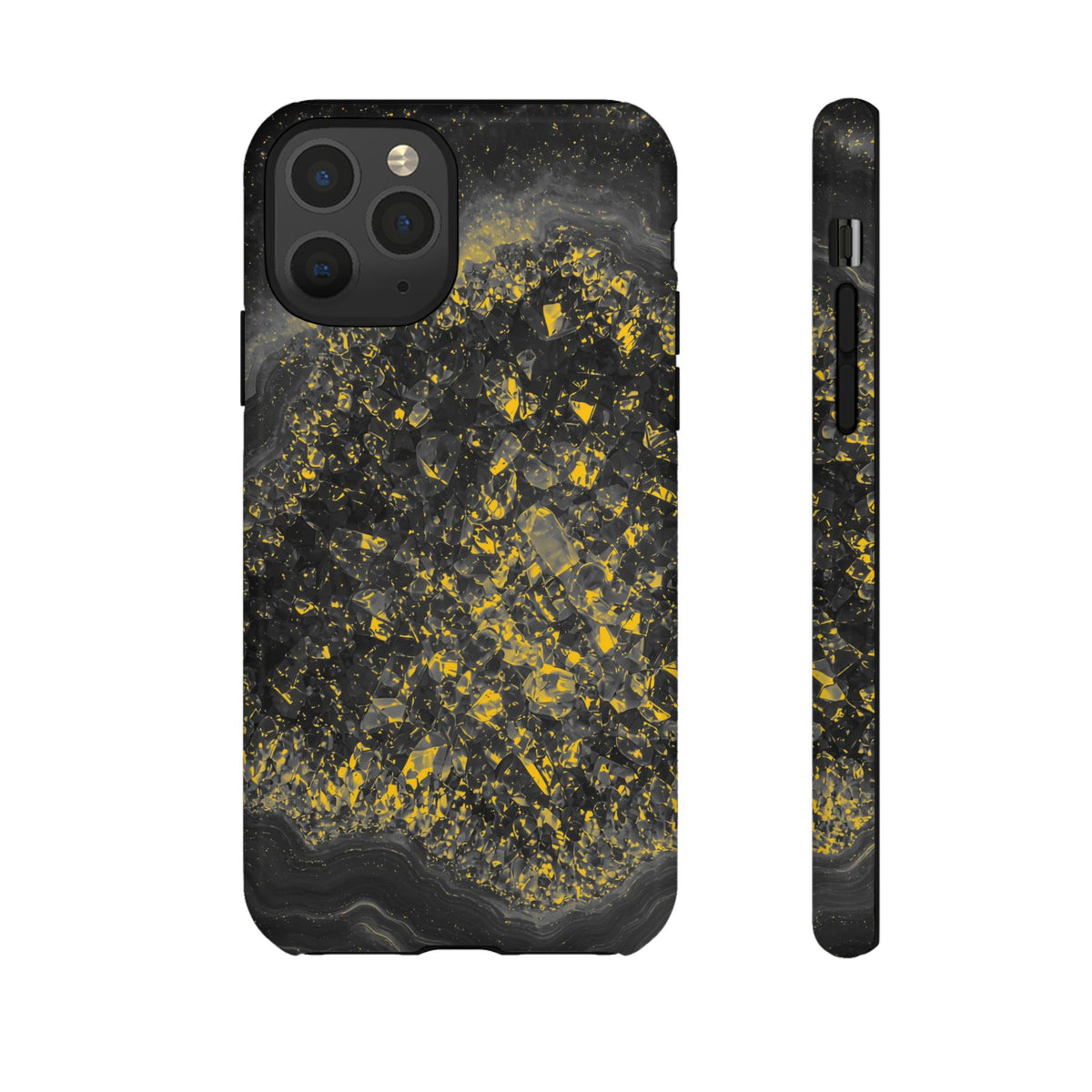 Geode Core - Mono Gold Spark Phone Case