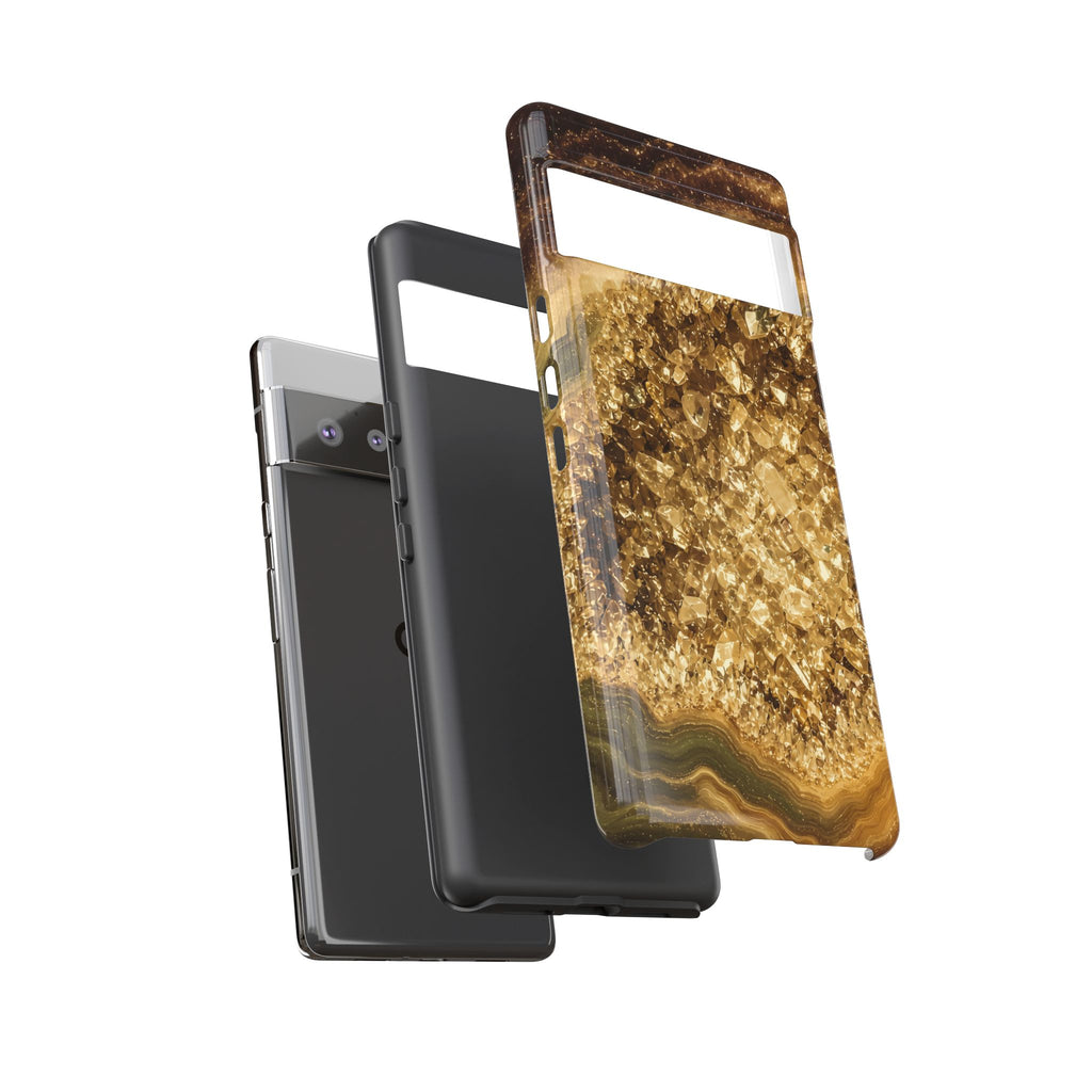 Geode Core - Gold Vein Phone Case