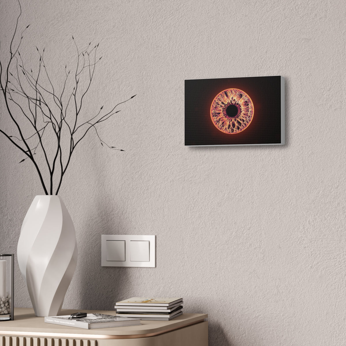 BLXNTT Iris – Lace Web Sunset Fade Glossy Canvas