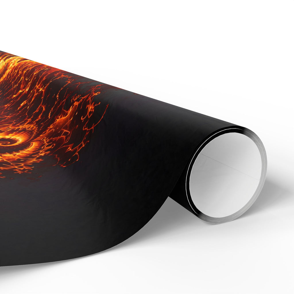 Copper Infinity - Molten Lava Wrapping Paper